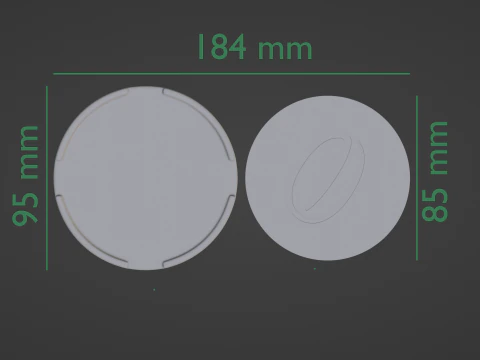 Coffee Cup Coasters Stand stl files for 3d printing 3D Print Model