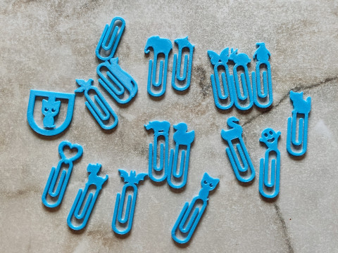 Paper Clips Model Cetak 3D