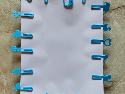 Paper Clips Model Cetak 3D