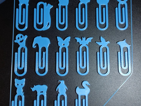 Paper Clips Model Cetak 3D