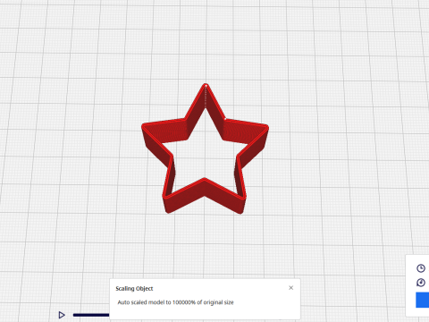 Sprinkle Stencil stars Design Model Cetak 3D