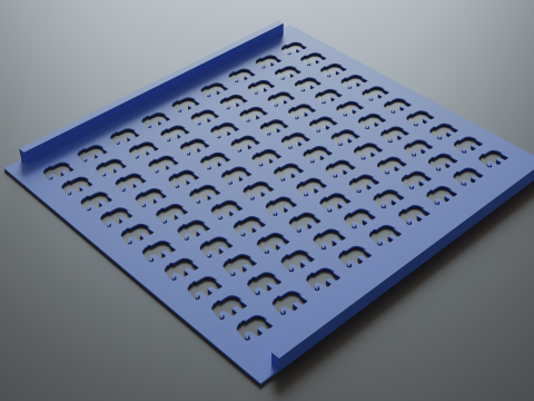 Sprinkle Stencil Elephant Design 3D 打印模型