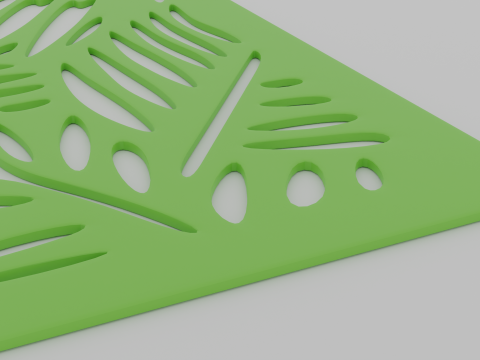 Stencil Leaves design 3D Принт Модель