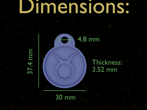 12 Zodiac Signs Medallions Set stl files for 3d printing 3D Принт Модель