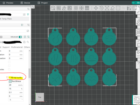12 Zodiac Signs Medallions Set stl files for 3d printing 3D Принт Модель