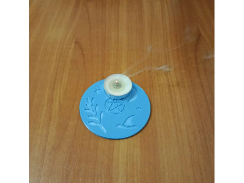 Wiccan candle coaster altar decors 3D Print Model
