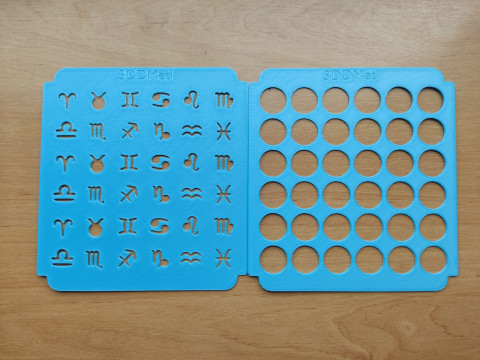 Sprinkle Stencil ZODIAC Design 3D Print Model