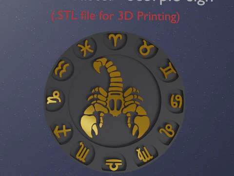 Arquivo STL de porta-copos de cerveja SCORPIO para impressão 3D Modelo de Impressão 3D