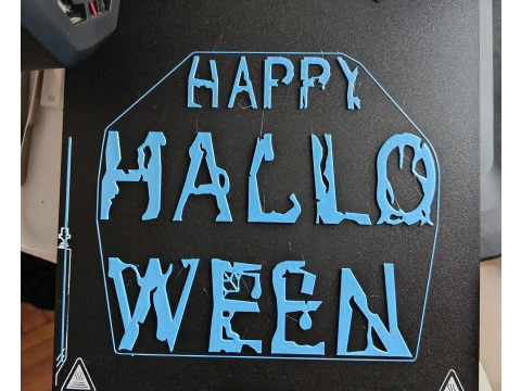 Mini Halloween Decoration Set Happy Halloween Bats Pumpkins 3 STL Files for 3D Printing 3D Print Model