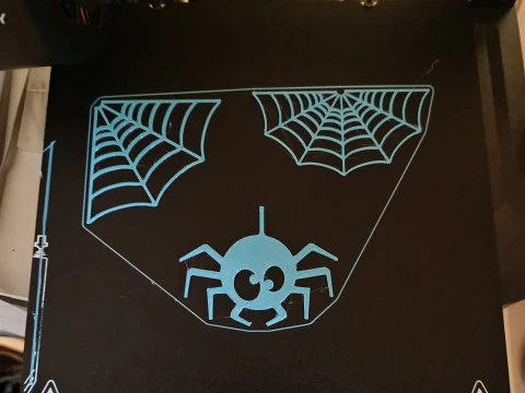 Mini Halloween Decoration Set Happy Halloween Bats Pumpkins 3 STL Files for 3D Printing 3D Print Model