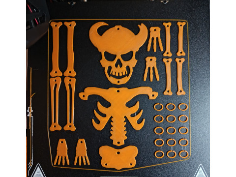 Hanging Skeleton Halloween Decoration 3D Printable STL Files 3D 프린트 모델