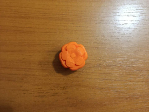 3D Printed Flower Drawer Knob - Cabinet Handle - Kids Furniture Pull 3D Print Model