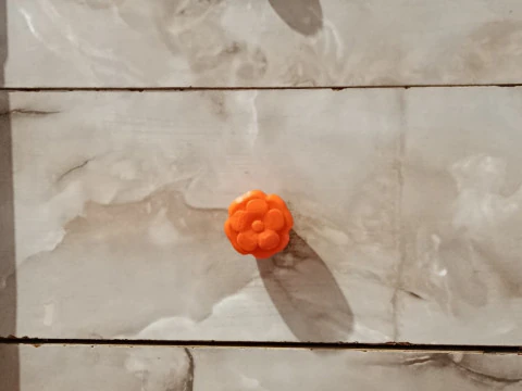 3D Printed Flower Drawer Knob - Cabinet Handle - Kids Furniture Pull 3D Print Model