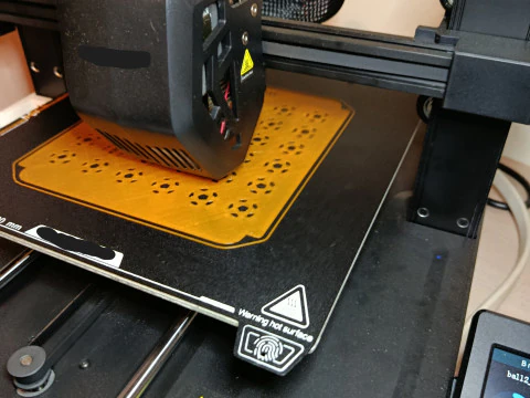 Sprinkle Stencil FOOTBALL Design 3D Print Model