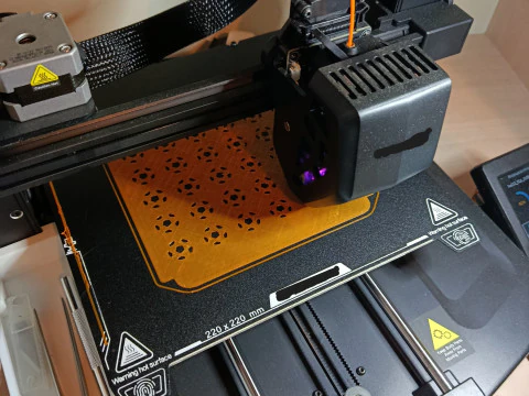Sprinkle Stencil FOOTBALL Design 3D Print Model