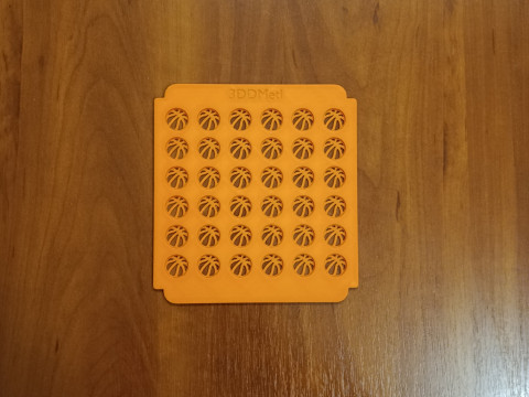 Трафарет для посипання БАСКЕТБОЛ 3D Принт Модель