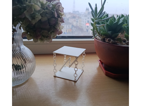 Decoração de ilusão de arquivos stl de mini caixas levitantes para impressão 3D Modelo de Impressão 3D