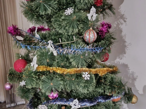 Happy New Year Garland Decorations STL Bundle 3D Print Model