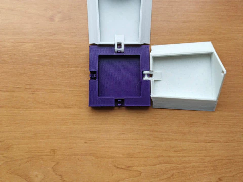 Rose Key Surprise Box Mechanical Gift Box STL Pull-to-Open Design 3D Print Model