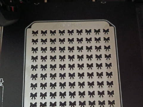 Bow Tie Sprinkle Stencil 3D Print Model