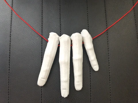 Creepy Human Body Parts Charms Halloween STL Files Eyes Teeth Ear Nose Fingers 3D Print Model