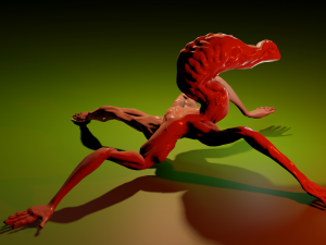 Spider-form monster 3Dモデル