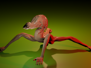 Spider-form monster 3D-Modell