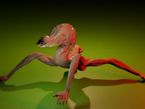 Spider-form monster 3D Model