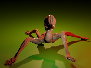 Spider-form monster 3D-Modell