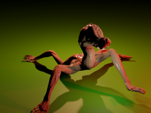Spider-form monster 3D-Modell