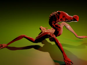 Spider-form monster 3D Model