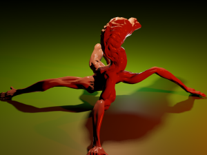Spider-form monster 3D-Modell