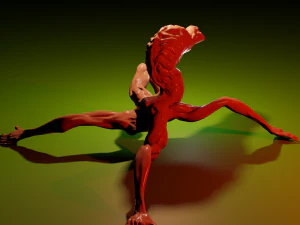 Spider-form monster 3D Model
