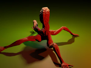 Spider-form monster 3D Model