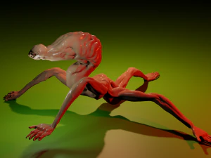 Spider-form monster 3D Model