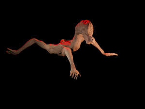 Spider-form monster 3D-Modell