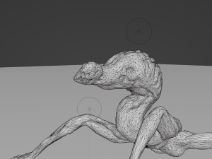 Spider-form monster 3D-Modell