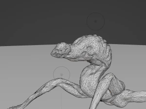 Spider-form monster 3D Model