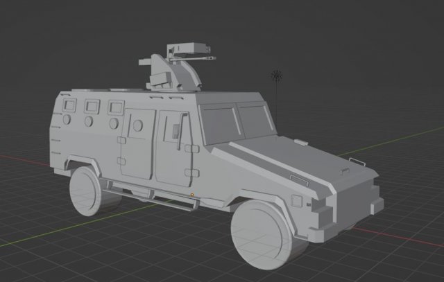 Kozak-2 Modelo 3D .c4d .max .obj .3ds .fbx .stl .blend 