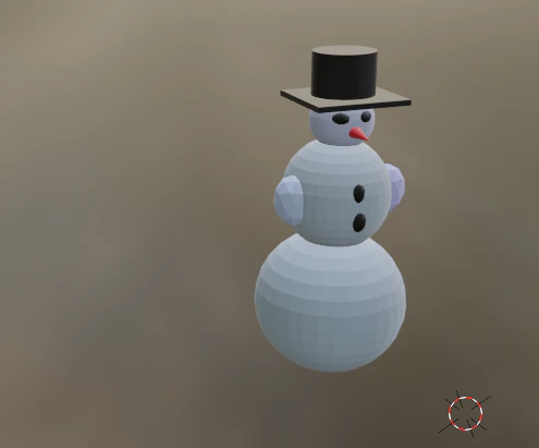 Snowman 3D Model .c4d .max .obj .3ds .fbx .stl .blend 