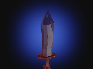 Crystal sword 3Dモデル