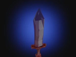 Crystal sword 3D Model