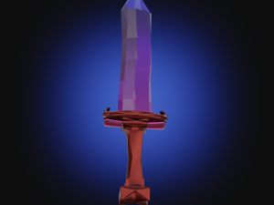 Crystal sword 3Dモデル