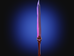 Crystal sword 3Dモデル