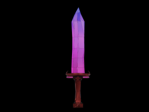 Crystal sword 3Dモデル