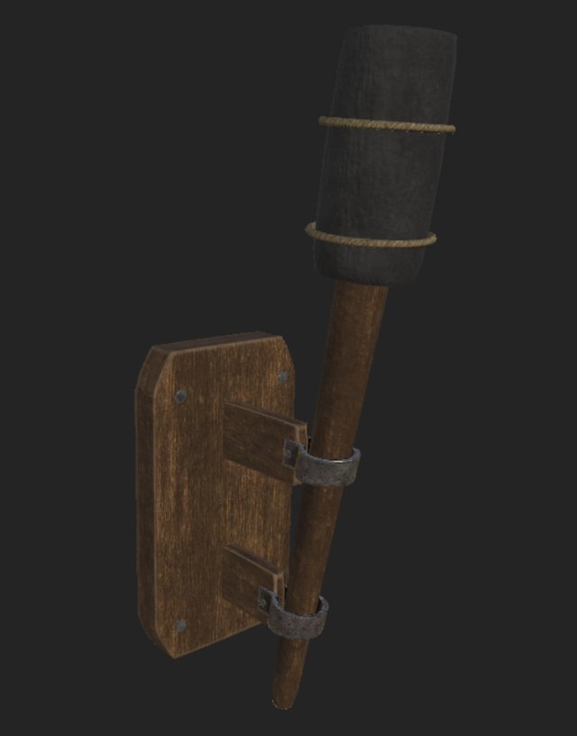 Torch Modelo 3D .c4d .max .obj .3ds .fbx .stl .blend 
