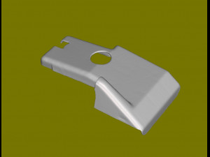 Mercedes w126 SEC front seat cover Modelo 3D