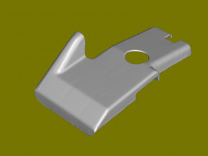 Mercedes w126 SEC front seat cover Modelo 3D