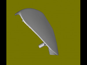 Mercedes W126 500 SEL seat cover cover front left Modelo 3D