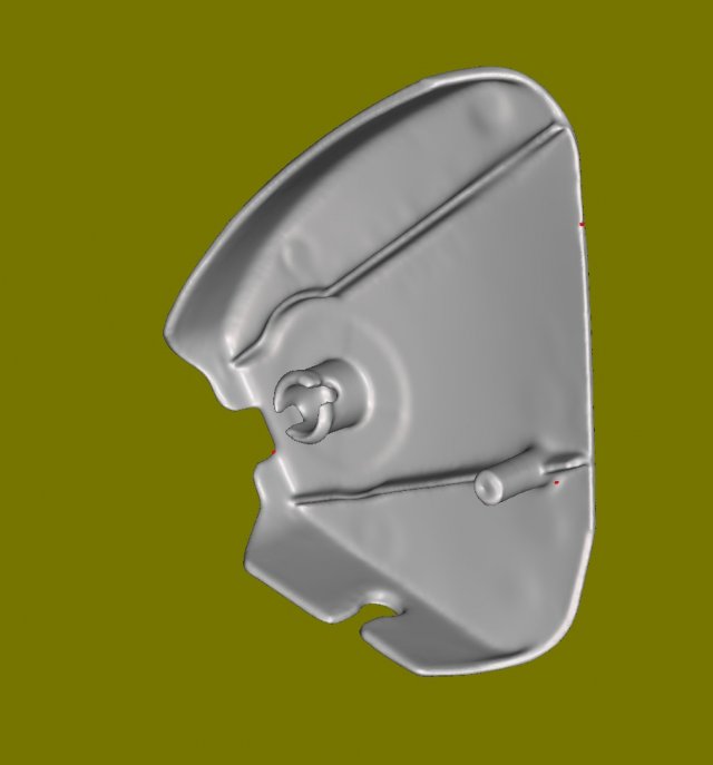 Mercedes W126 500 SEL seat cover cover front left Modelo 3D .c4d .max .obj .3ds .fbx .stl .blend 